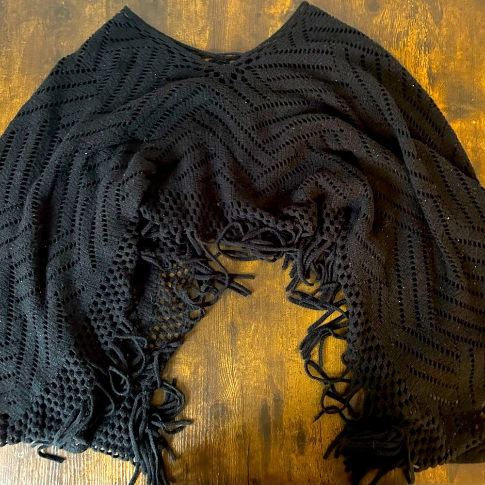 Crocheted Poncho - Picture 2 of 3